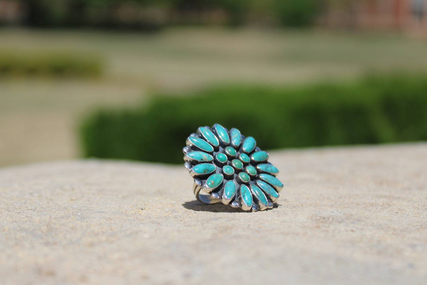 Cluster Turquoise Ring