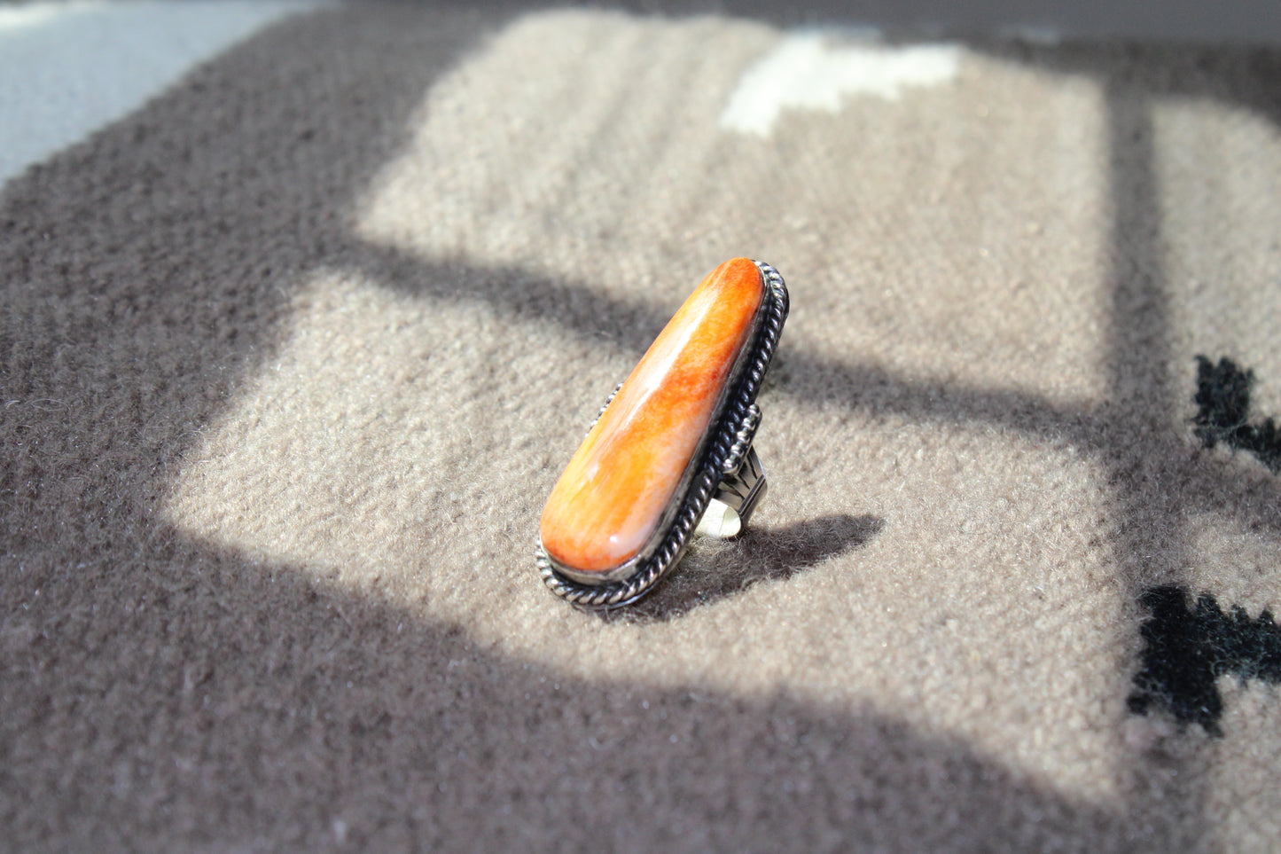 Orange Spiny Ring