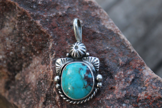 Calvin Nelson Turquoise Pendant